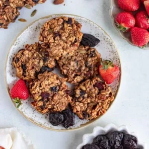 Banana oat cookies