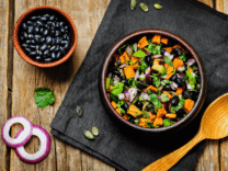 Southwest black bean dip