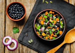 Southwest black bean dip
