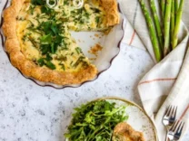 Spinach quiche