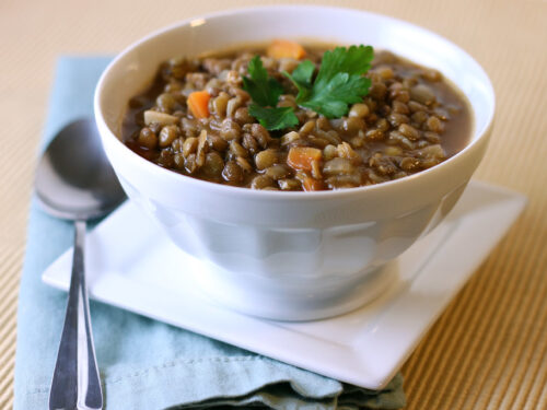 Lentil soup